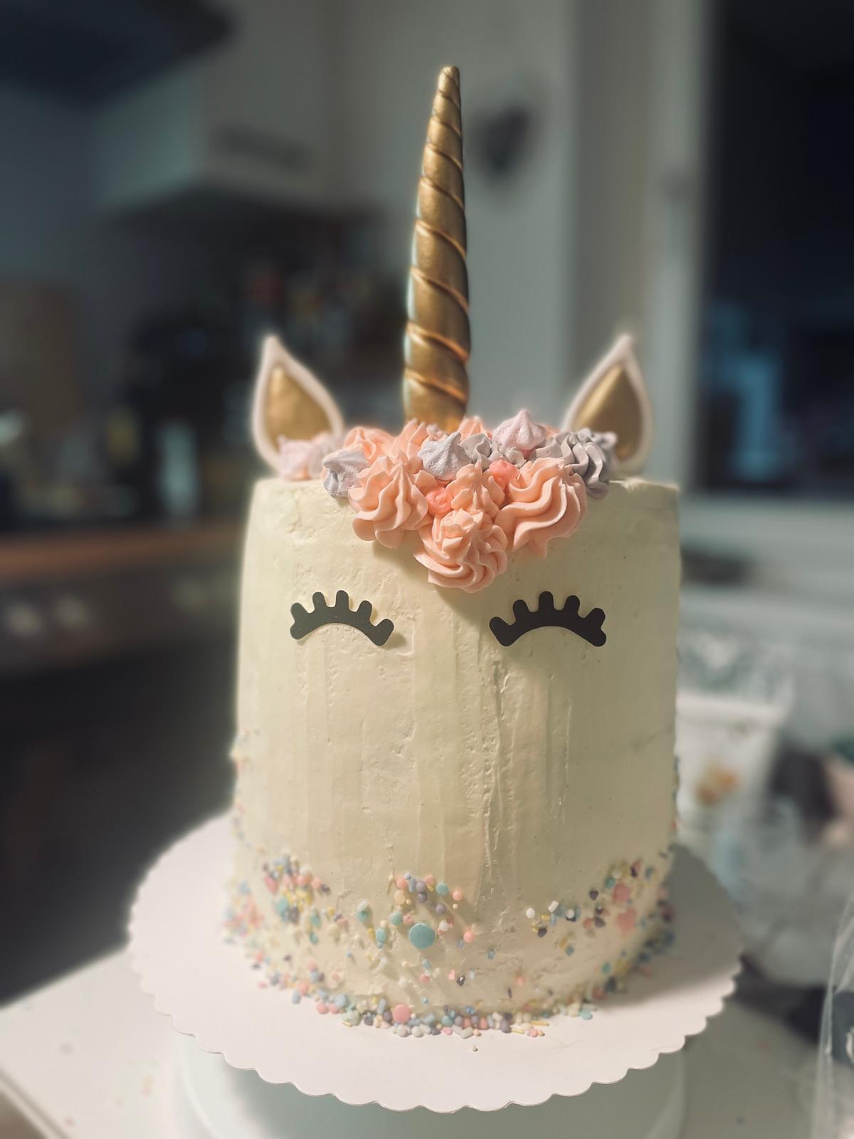 Schlafendes Einhorn – Pastell