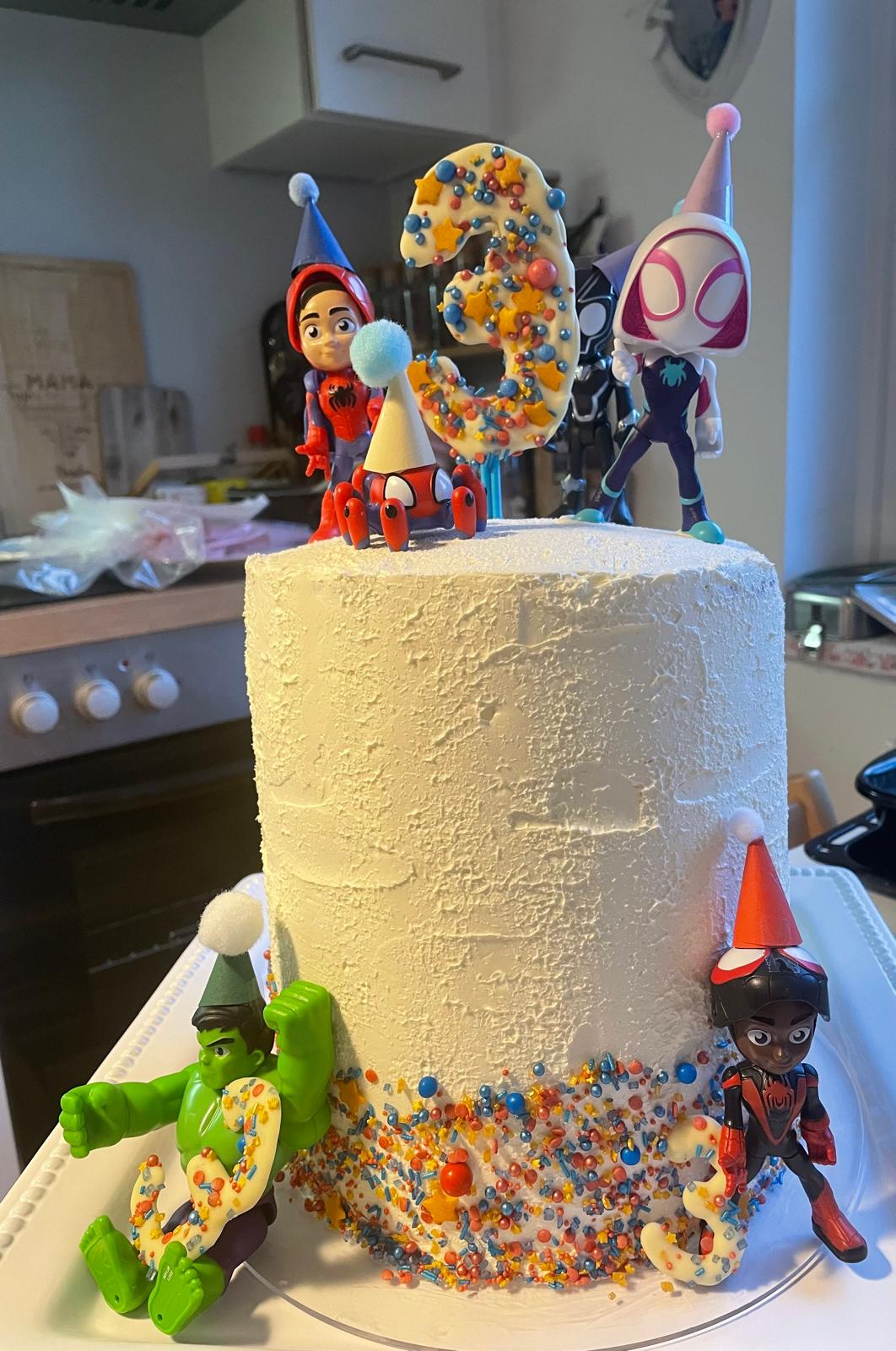 Spiderverse-Torte